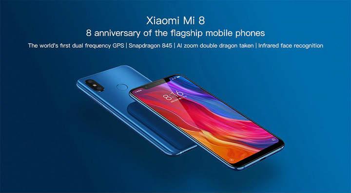 Xiaomi Mi 8 analisis reseña review en español de este móvil con CPU Snapdragon 845 6GB de memoria RAM 128GB de espacio camara doble trasera de 12MP+12MP frontal de 20MP y batería de 3400mAh