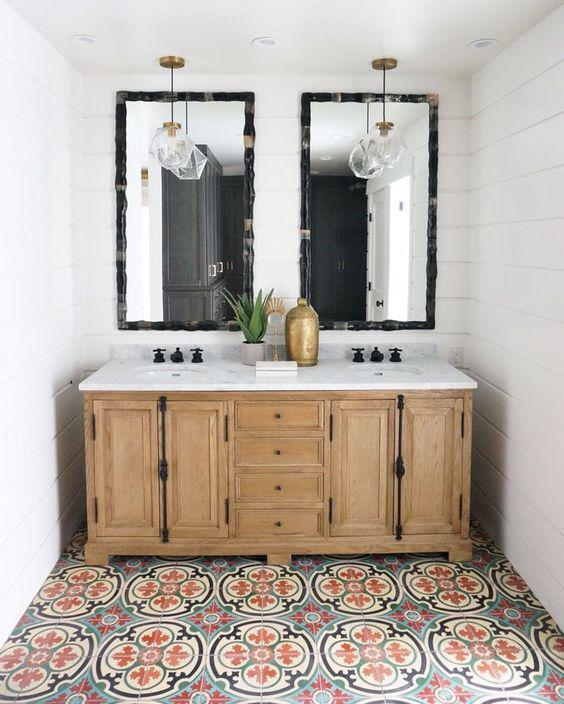 transform your bathroom with boho tiles 8