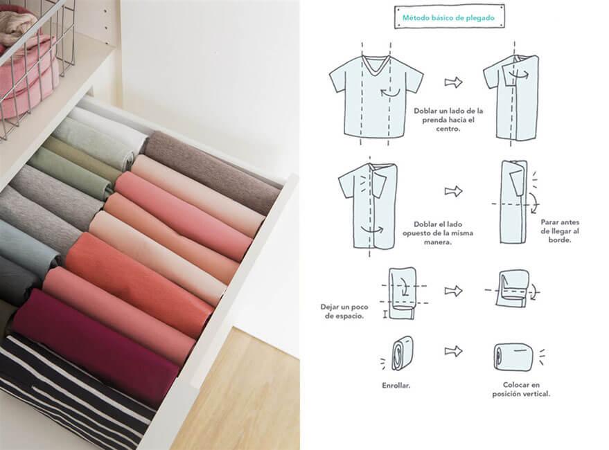 ordenar el armario ropero