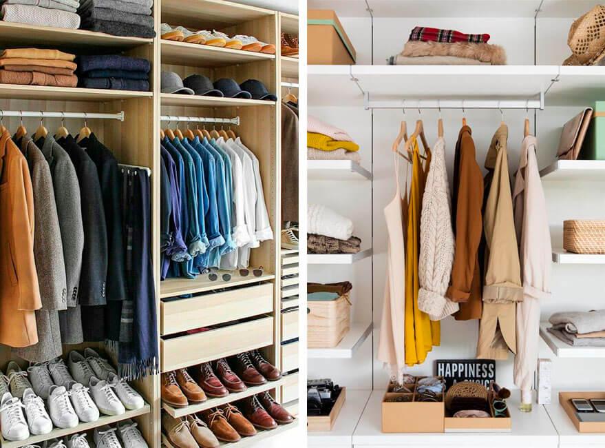 ordenar el armario ropero