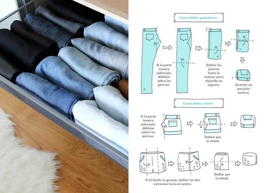 organizar el armario ropero