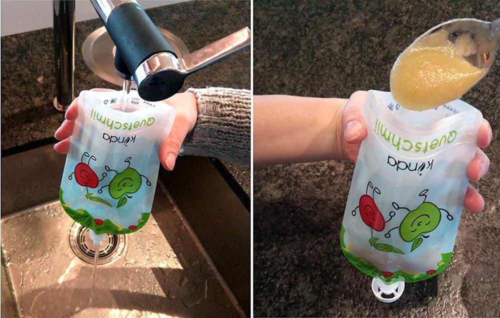 limpieza bolsas comida reusable