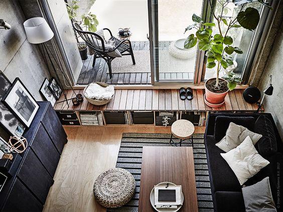 Almacenaje inteligente | escalon salida al exterior | decoralinks