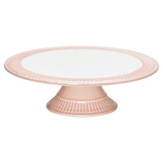 Cake Stand Alice Pale Pink Green Gate