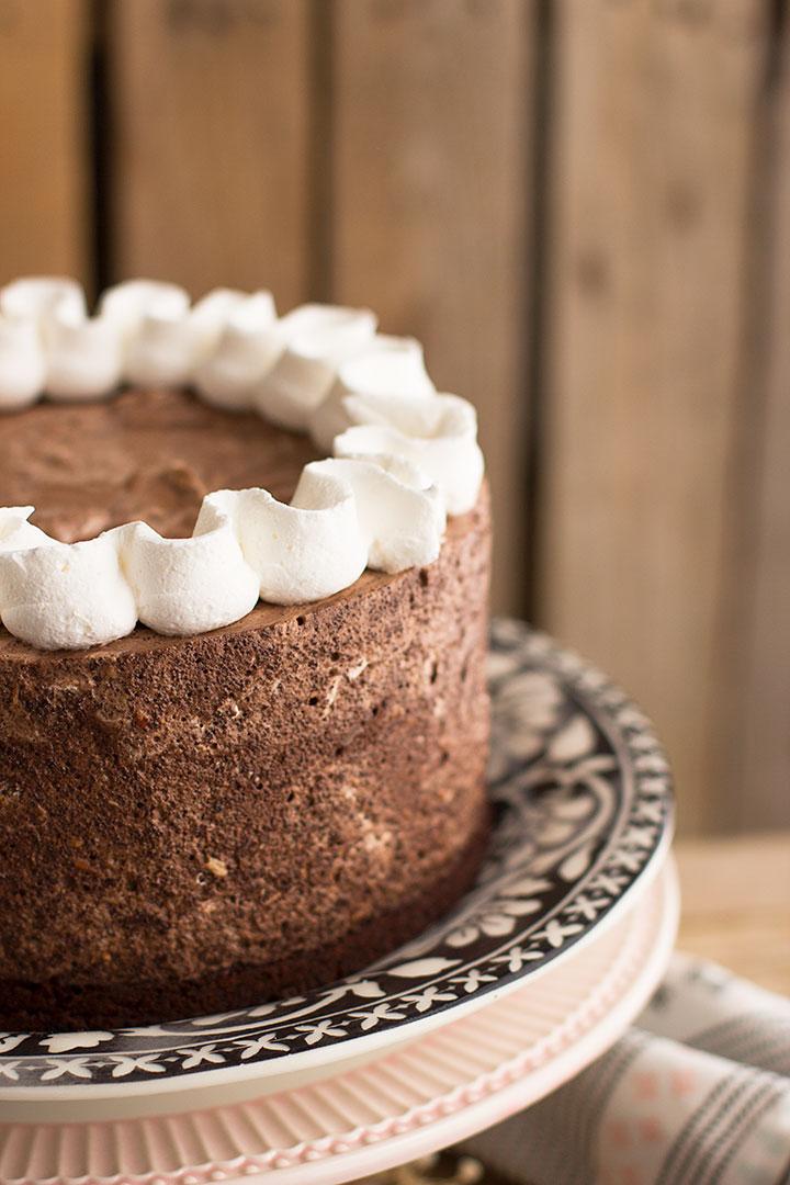 Tarta Helada de Chocolate y Avellanas