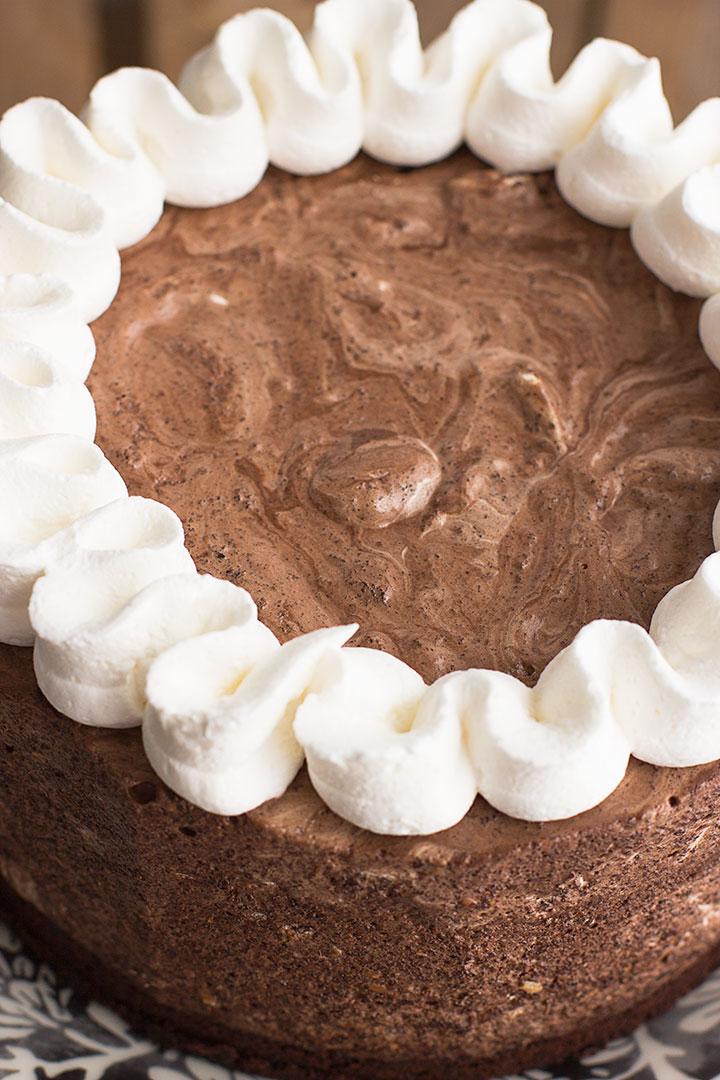 Tarta Helada de Chocolate y Avellanas