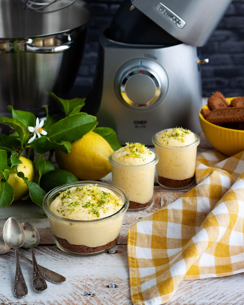 Mousse de lima limón con 4 ingredientes | Cocina