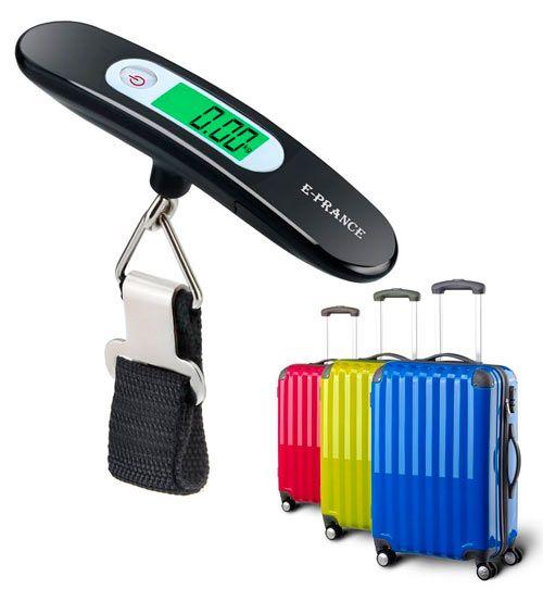 balanza para pesar maletas y objetos pequeños