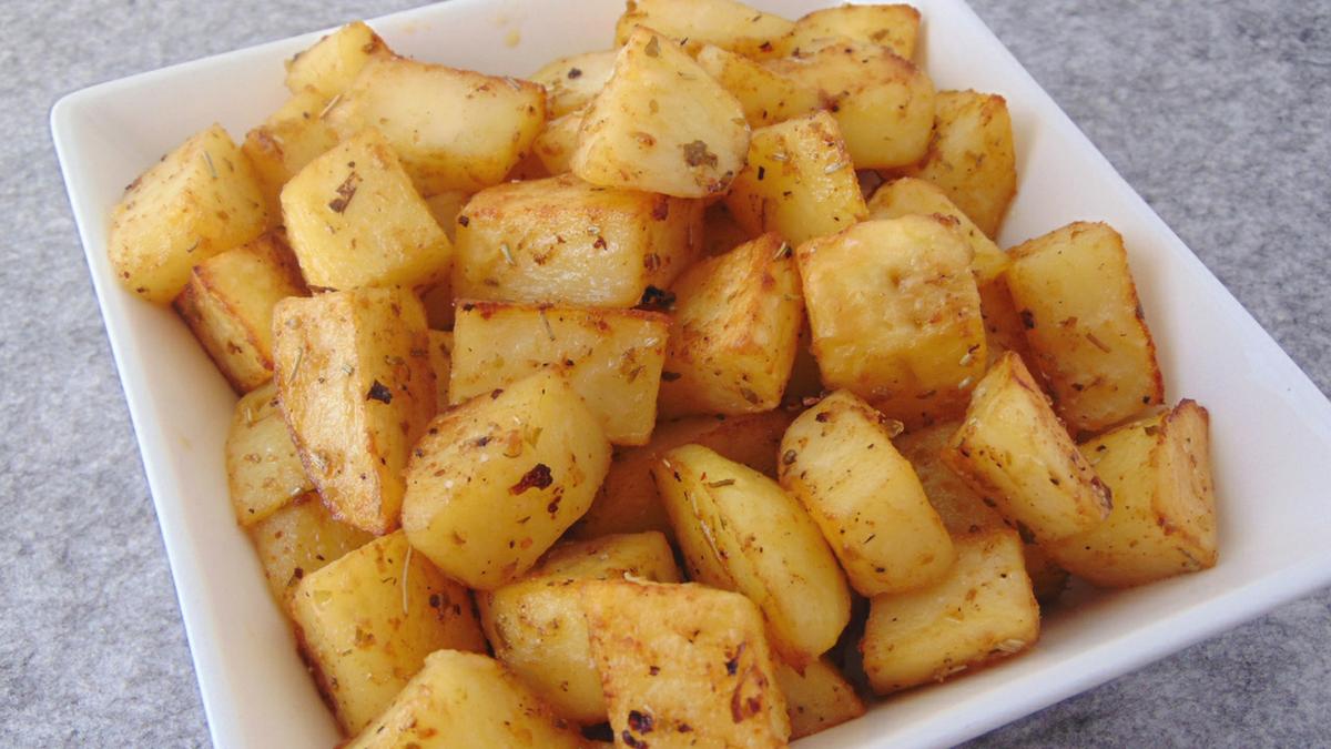 Patatas especiadas al horno