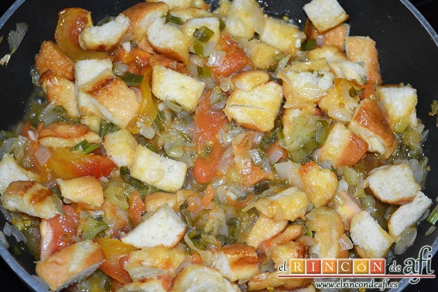 Frittata para Fátima, remover bien