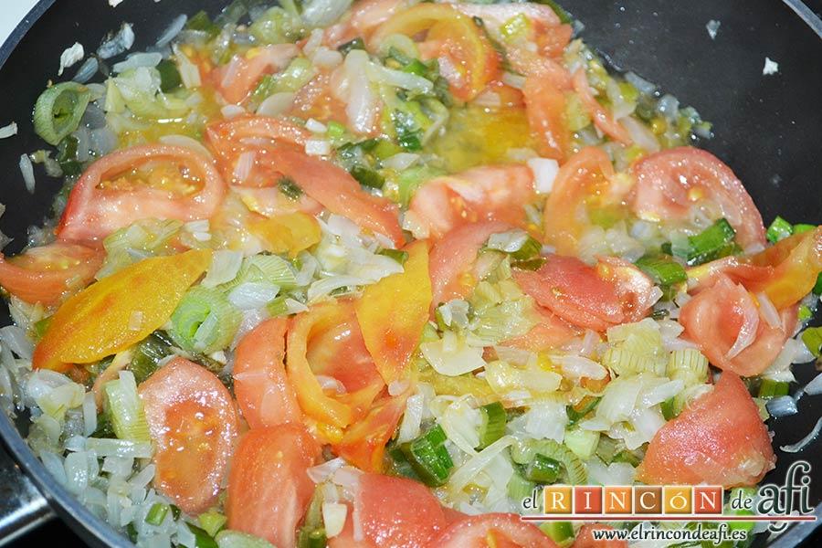 Frittata para Fátima, dejar sofreír unos 10 minutos