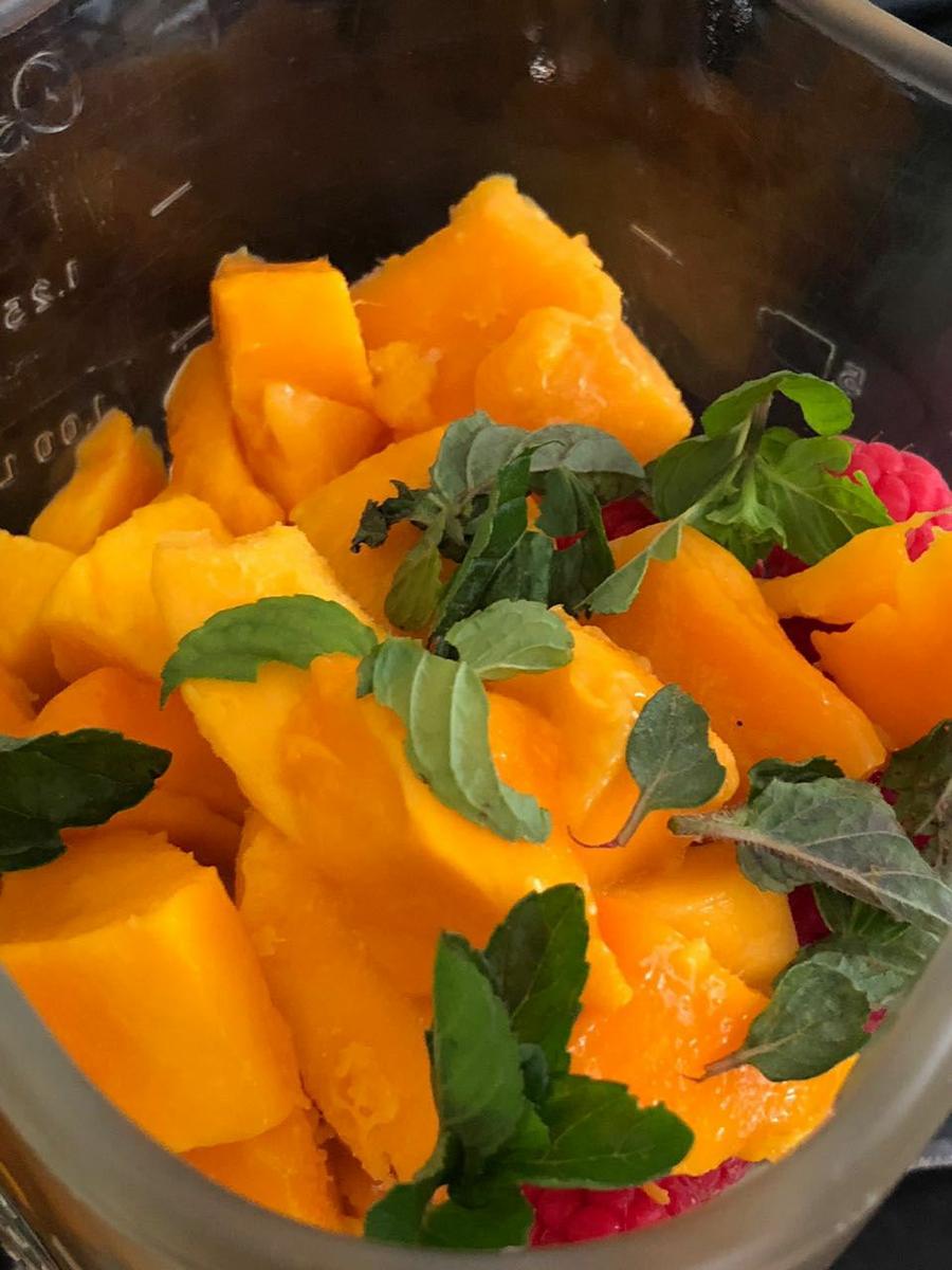 Sorbete de Mango y Fresa