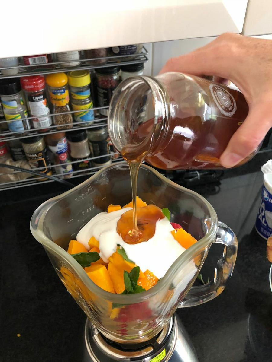 Sorbete de Mango y Fresa