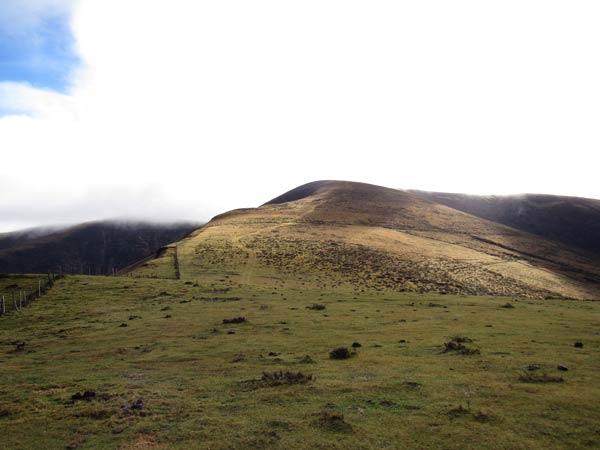Subida, rellano y más subida. Al menos es llevadera.