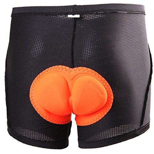 IKuaFly Culotes Ciclismo Hombre, Calzoncillos Ropa Interior 3D Gel Almohadilla para Hombre, XL
