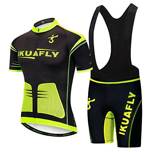 I Kua Fly Maillot Ciclismo, Maillot Ciclismo Ropa Ciclismo Reflectivo para Hombre, M
