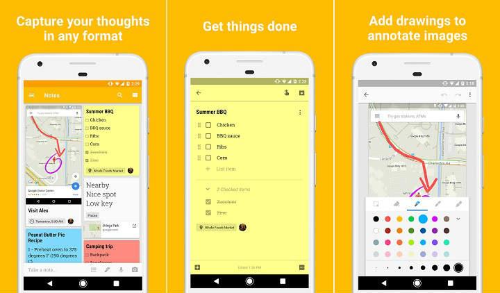 Los mejores blocs de notas y cuadernos de apuntes para Android aplicaciones para crear listas de la compra, tareas pendientes, calendario y organización protegidas por contraseña