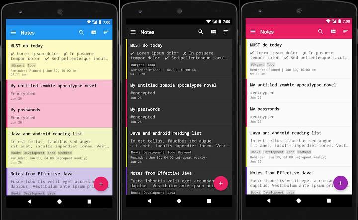 Los mejores blocs de notas y cuadernos de apuntes para Android aplicaciones para crear listas de la compra, tareas pendientes, calendario y organización protegidas por contraseña