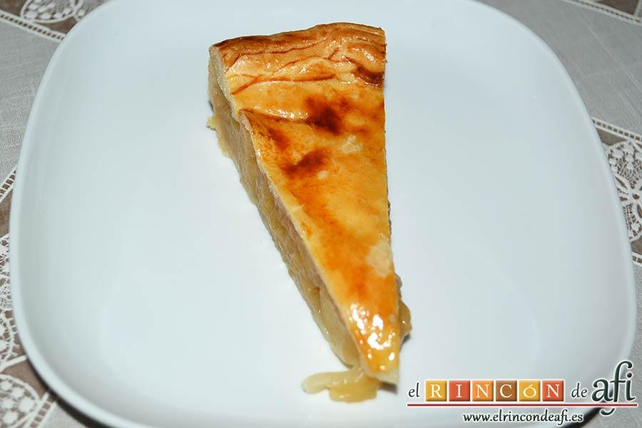 Tarta de manzana del Oso Yogui, sugerencia de presentación
