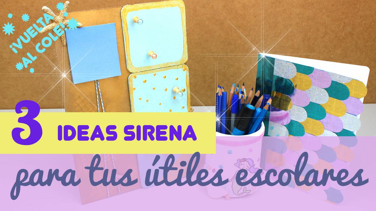 manualidades de sirenas para la vuelta al cole