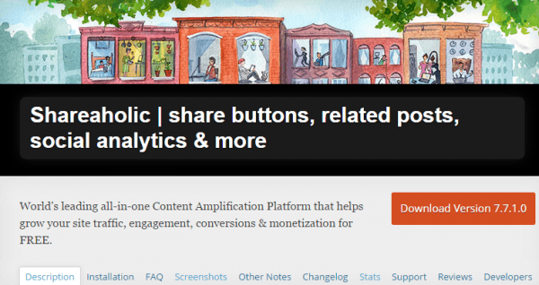 Mejores Plugins WordPress: Shareaholic