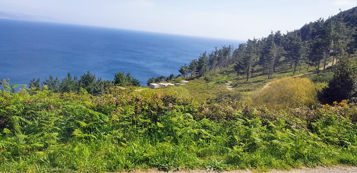 Cementerio diseñado por César Portela. Fisterra.