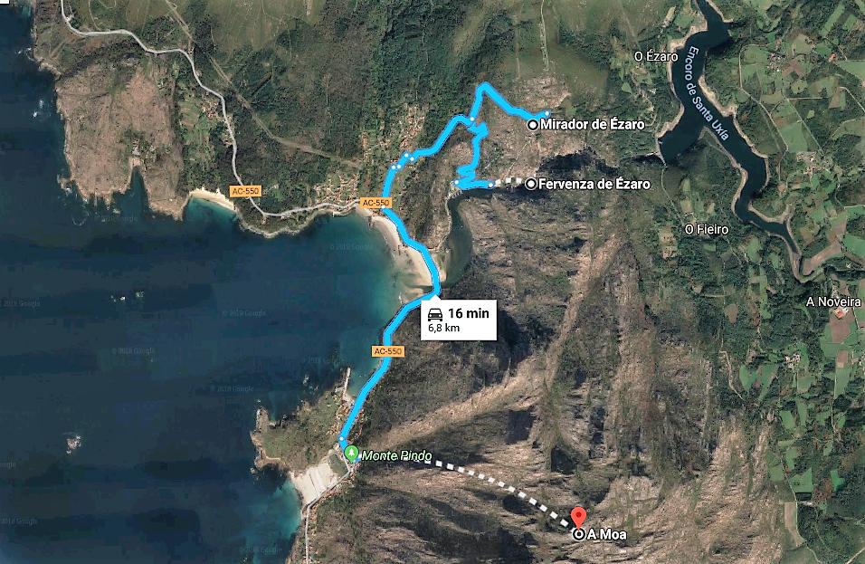 Ruta por el Monte Pindo desde Ézaro.