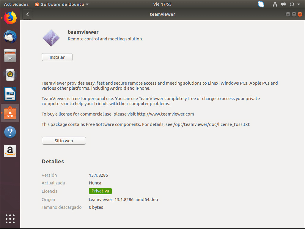 instalar teamviewer en ubuntu instalar
