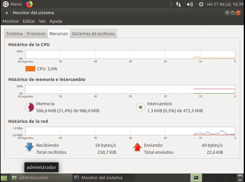instalar ubuntu minimal 18.04 PANTALLAZO ESCRITORIO 03