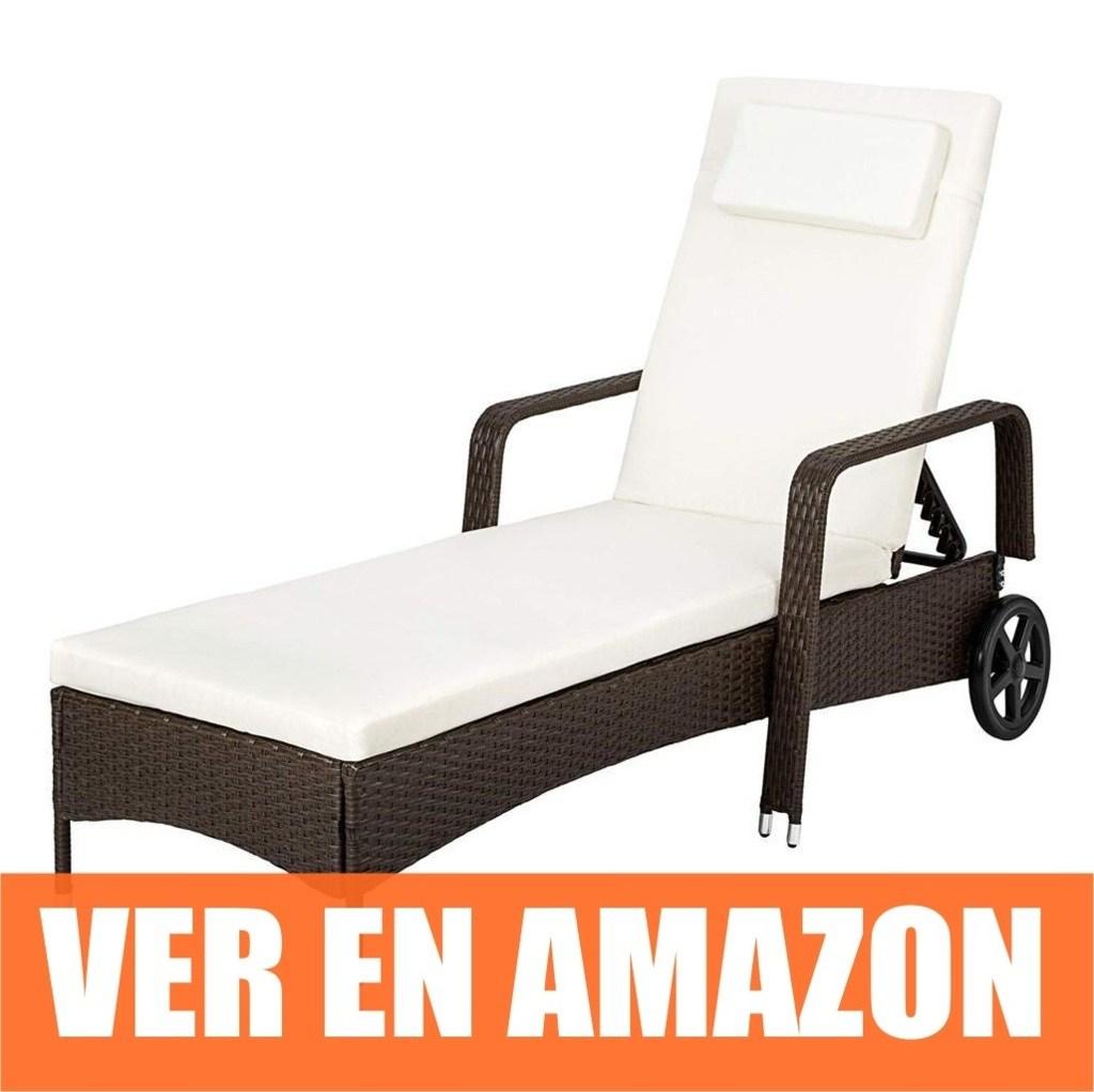TecTake - Tumbona Chaise Longue