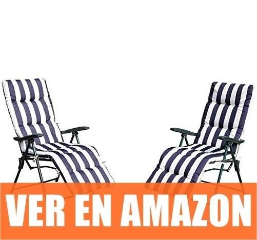 Outsunny - Tumbonas 2Pack