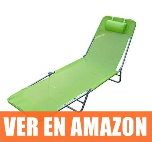 Homcom - Tumbona Plegable