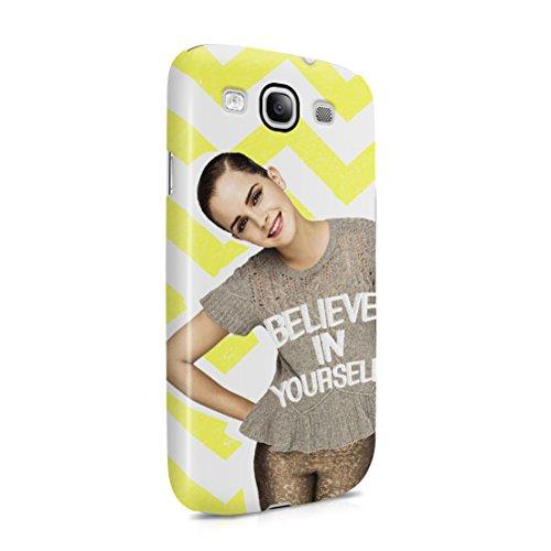 Harry Potter Hermione Granger CREE en ti mismo Cita Samsung Galaxy S3 Plástico Duro Teléfono cubierta de la caja