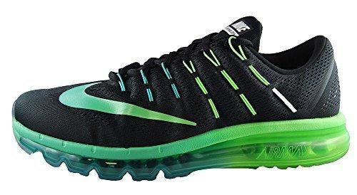 Nike Air MAX 2016, Zapatillas de Running para Hombre, Negro (Negro (Black/Multi-Color-Midnight Turq)), 45 EU