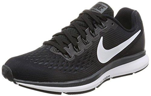 Nike Wmns Air Zoom Pegasus 34, Zapatillas de Entrenamiento para Mujer, Negro (Black/White/dk Grey/Anthracite), 40 EU