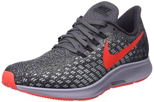 Nike Air Zoom Pegasus 35, Zapatillas de Running para Hombre, Gris (Thunder Grey/Bright Crimson/Ph 006), 45 EU