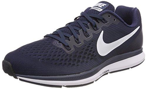 Nike Air Zoom Pegasus 34, Zapatillas de Running para Hombre, Azul (Obsidian/White/Thunder Blue/Black 407), 42.5 EU