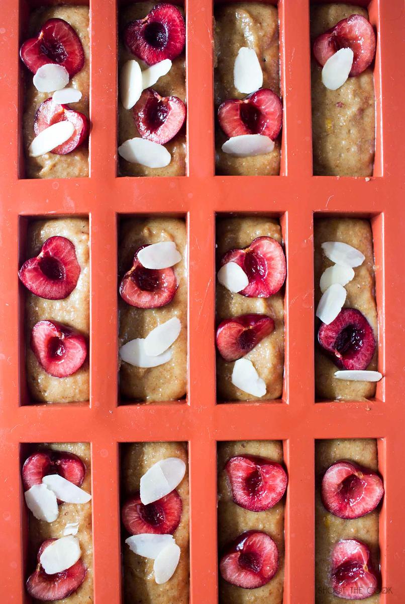 Receta Financiers de Cereza