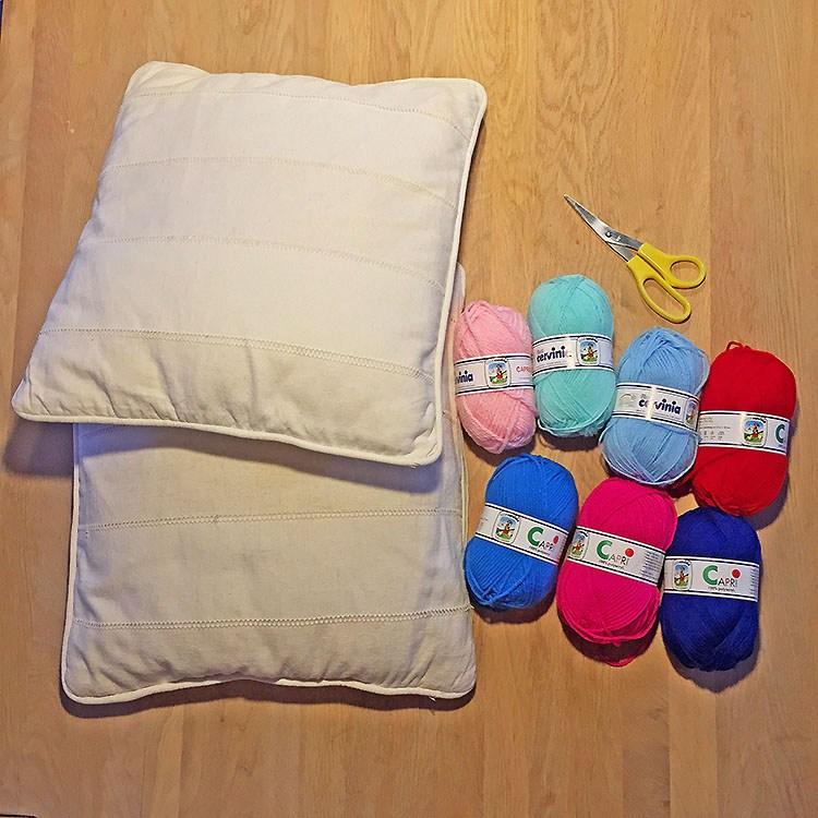 image - diy ethnic pillow makeover