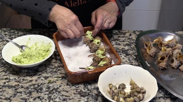 Cañaillas para el horno