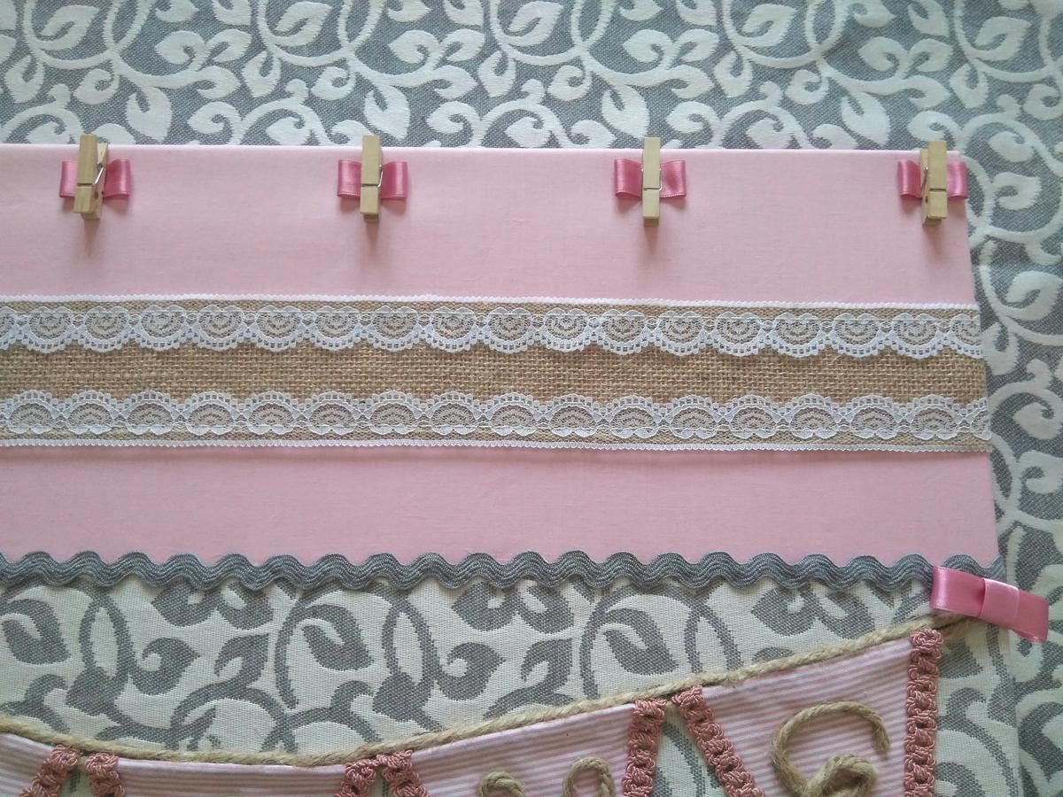 Lienzo de bienvenida para bebé (Irene)