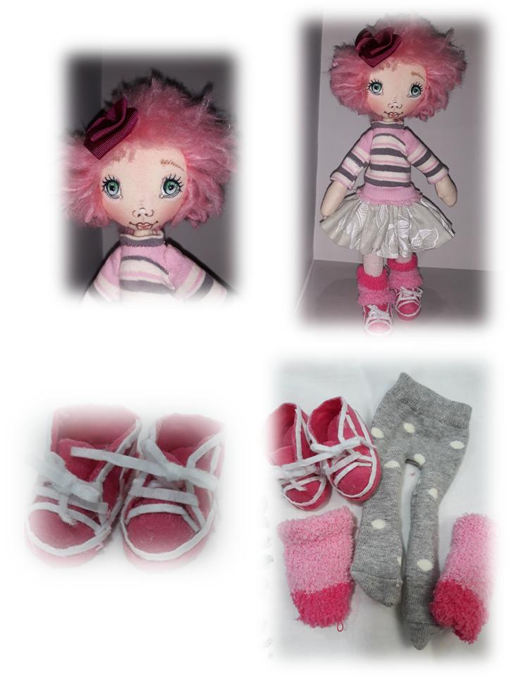 Muñeca rosa deportiva