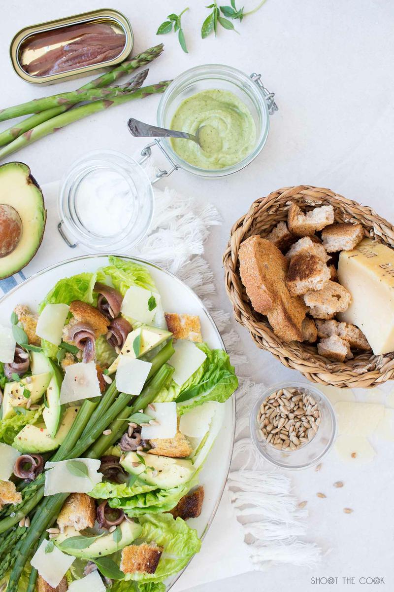 cogollos con anchoas