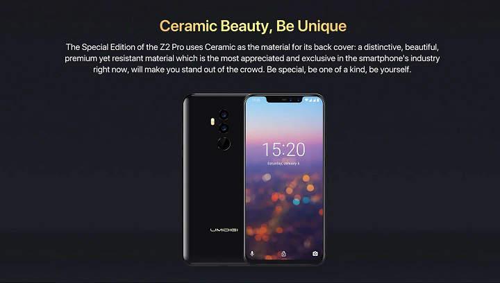 UMIDIGI Z2 Pro analisis reseña review en español móvil con CPU Helio P60 6GB de RAM 128GB de espacio ampliable cuatro cámaras 16+8MP batería de 3500mAh especificaciones precio y opinión