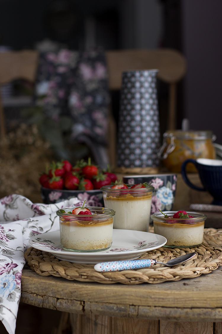 Como hacer Panna Cotta Fácil Saludable de Café y Caramelo