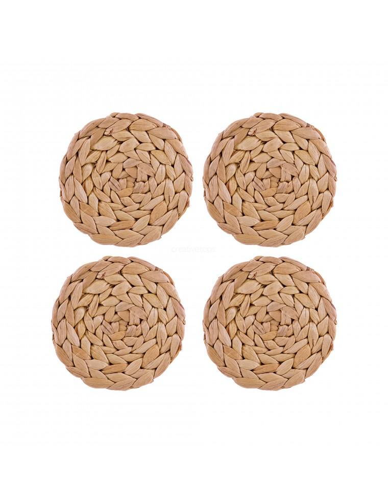Pack De 4 Posavasos De Rafia