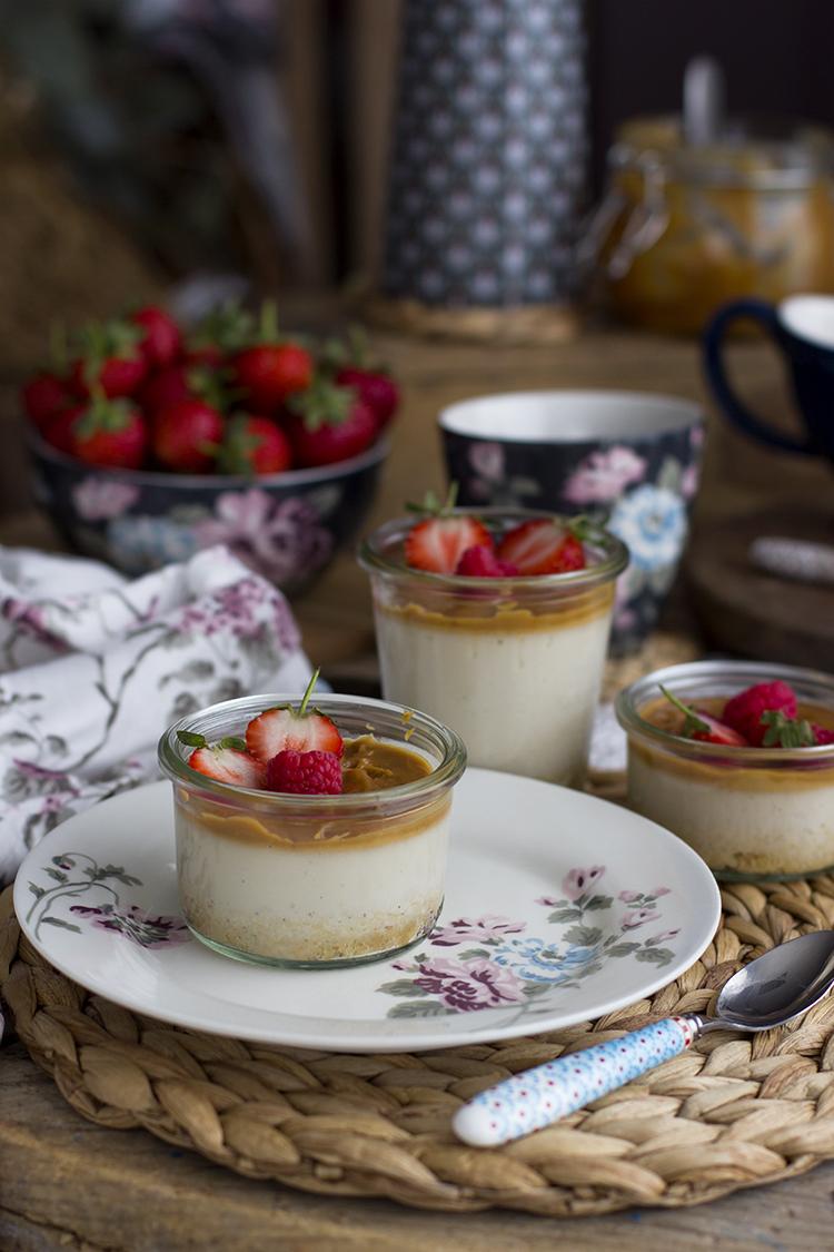 Como hacer Panna Cotta Fácil Saludable de Café y Caramelo