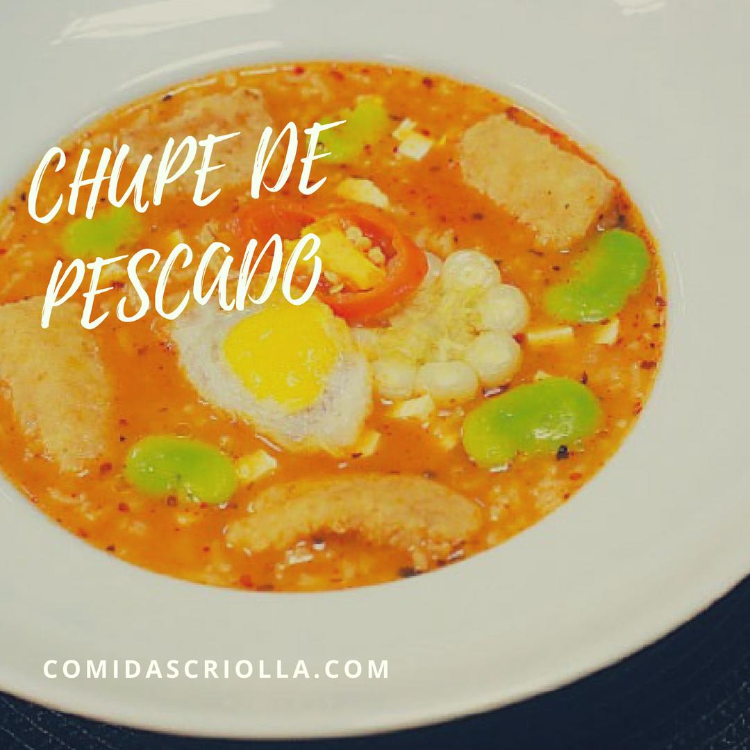 CHUPE DE PESCADO