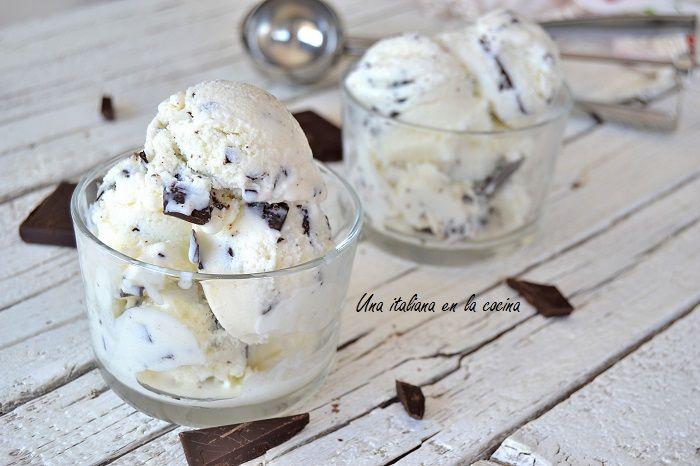 helado de stracciatella, como hacer helado artesanal en casa