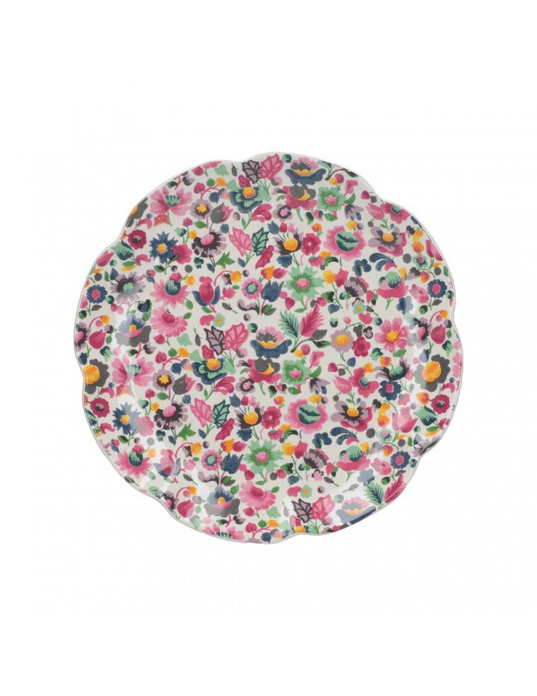 PLATO DE CERÁMICA BLOOMING FANCY FLORES CREATIVE TOPS